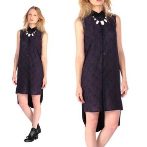 House Of Harlow High Low Hannah Collared Dress NWT